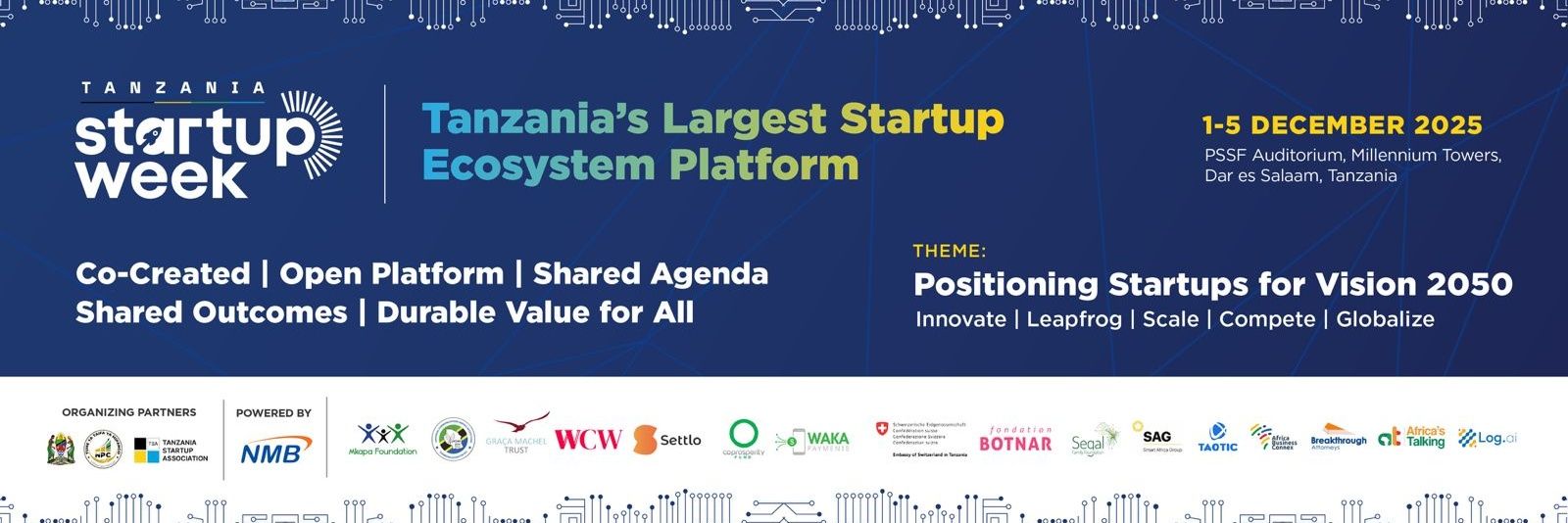 Tanzania Startup Week banner