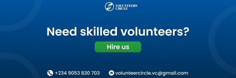 Volunteers Circle banner