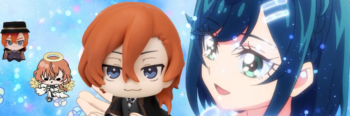 Tsuki ♡ceo of bsd and precure collab banner