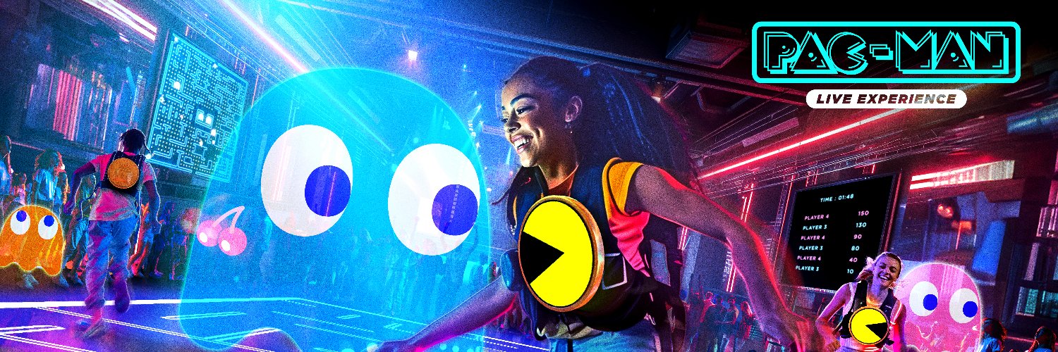 PAC-MAN LIVE EXPERIENCE banner
