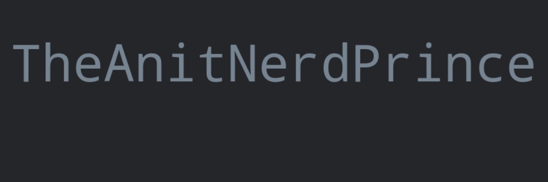 AntiNerdPrince's profile banner image