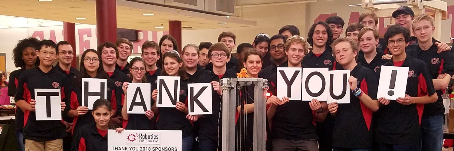 G3 Robotics FRC 1648 banner