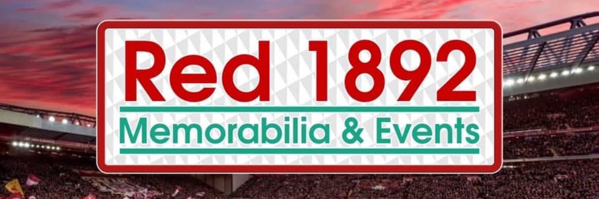 Red 1892 Memorabilia & Events banner