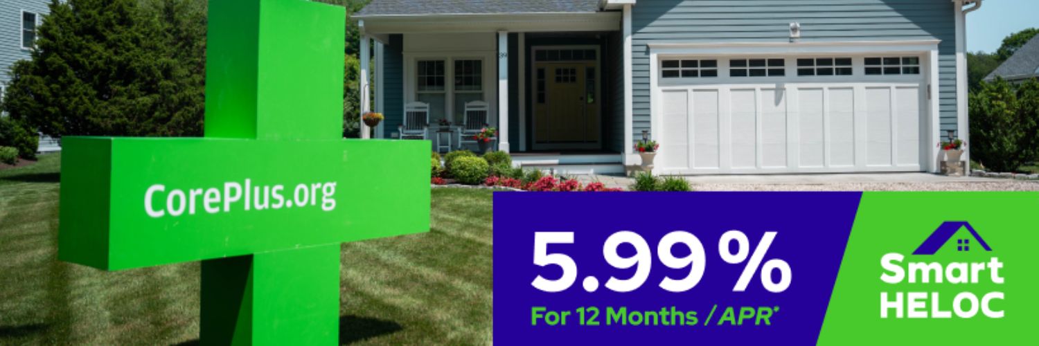 CorePlus Credit Union banner