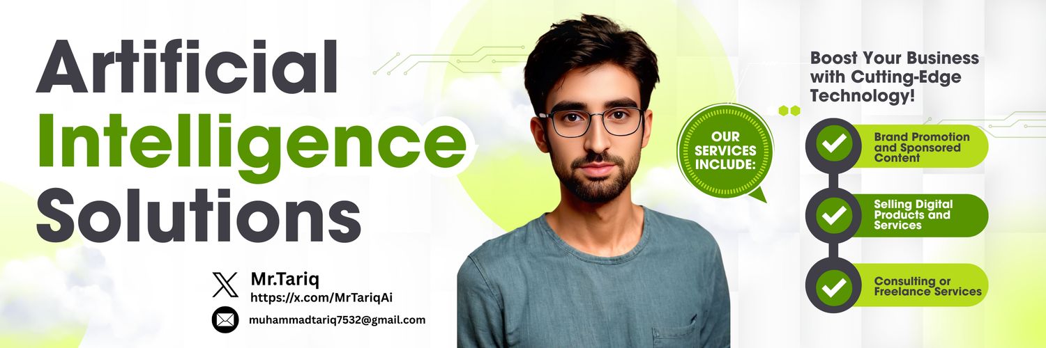 Mr. Tariq's banner