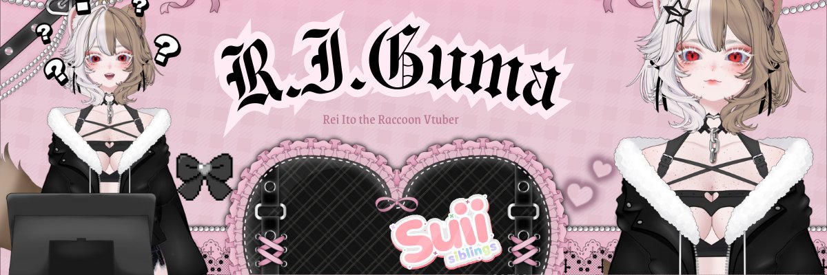 R.I.Guma (Rei Ito) | Jirai Kei Raccoon Vtuber 🎀🦝's banner