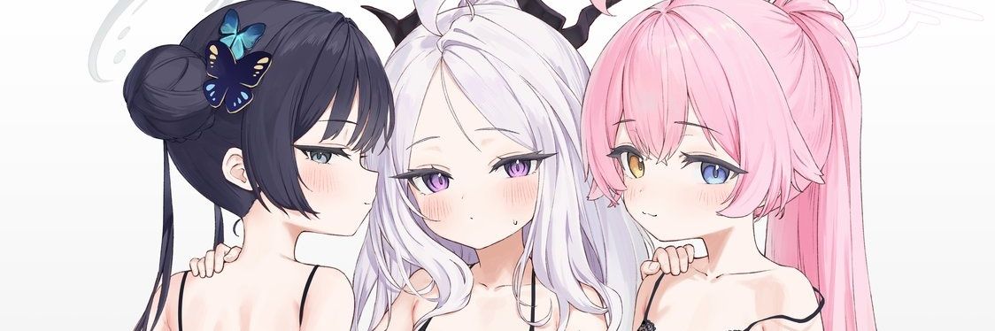 Yamato Gasai⛩️🎀🎵/🐟/ 💚🖤💜🩷/💊🔪 banner