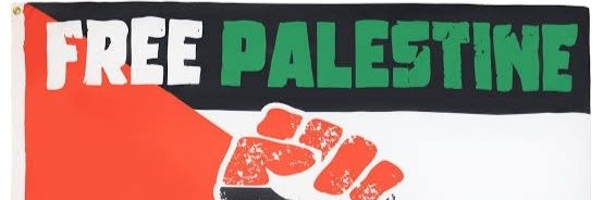 FREE PALESTINE banner