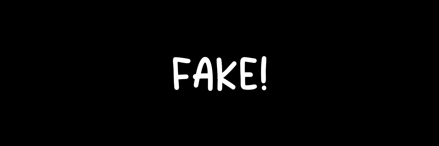 EVERYTHING IS FAKE! banner