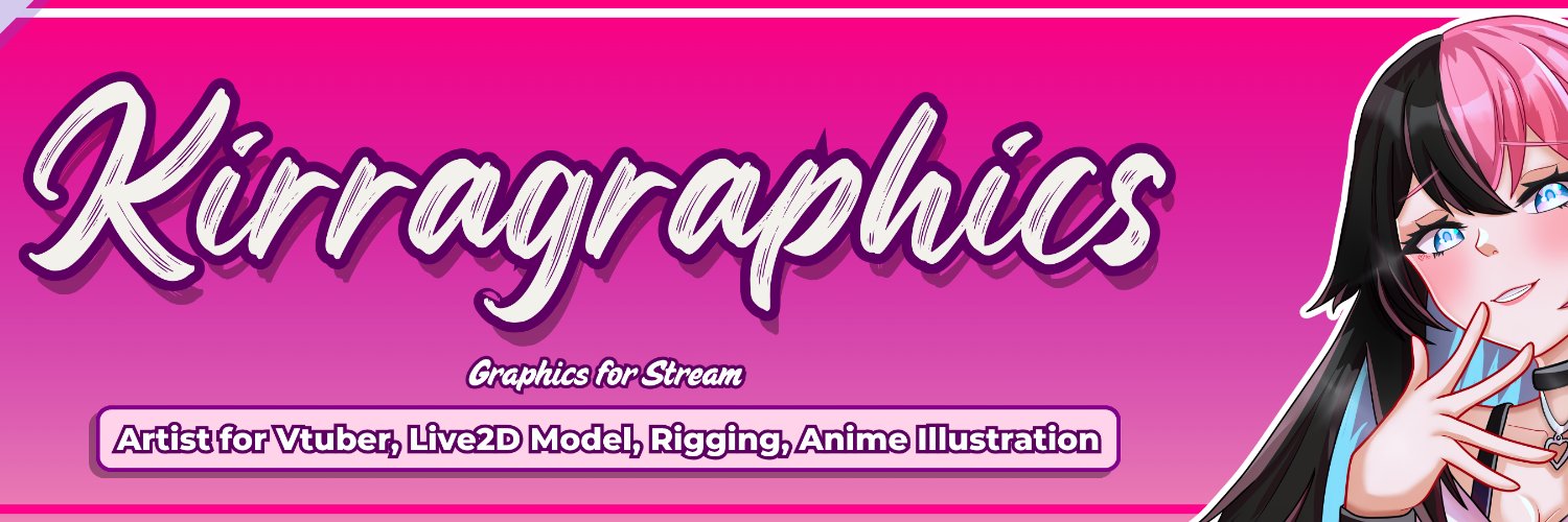 Kirra 🖤🩷 banner