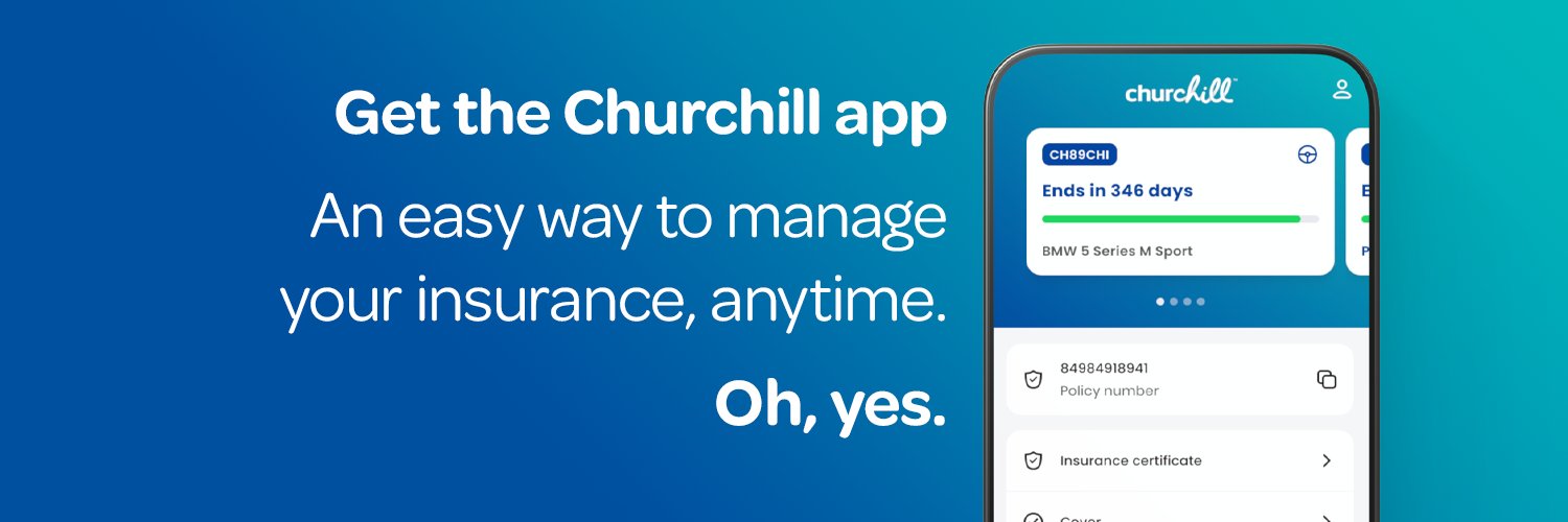 Twitter banner for @Churchill