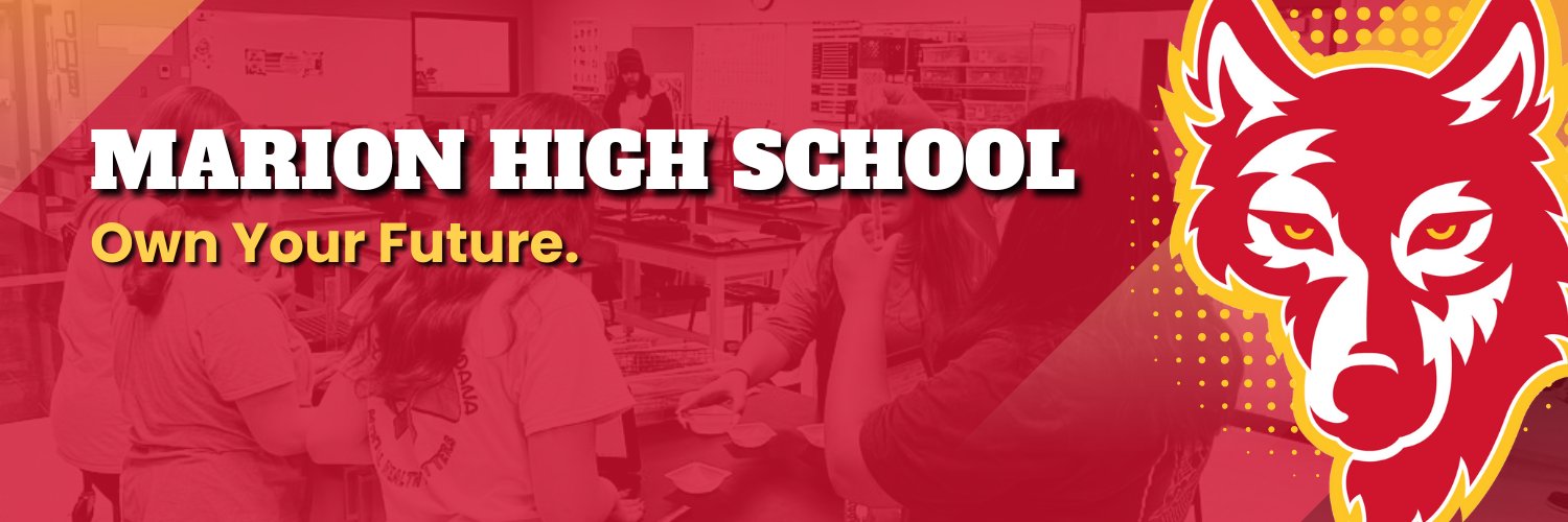 Marion High School banner