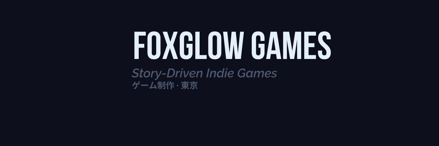 Foxglow Games banner
