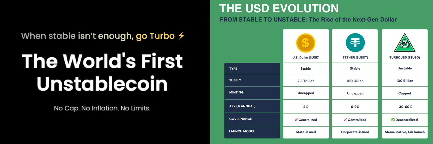 TurboUSD Unstablecoin ⚡️'s banner