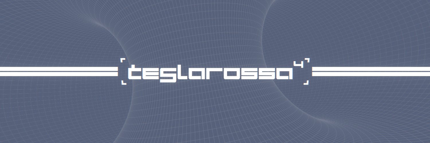 「Teslarossa⁴」 banner