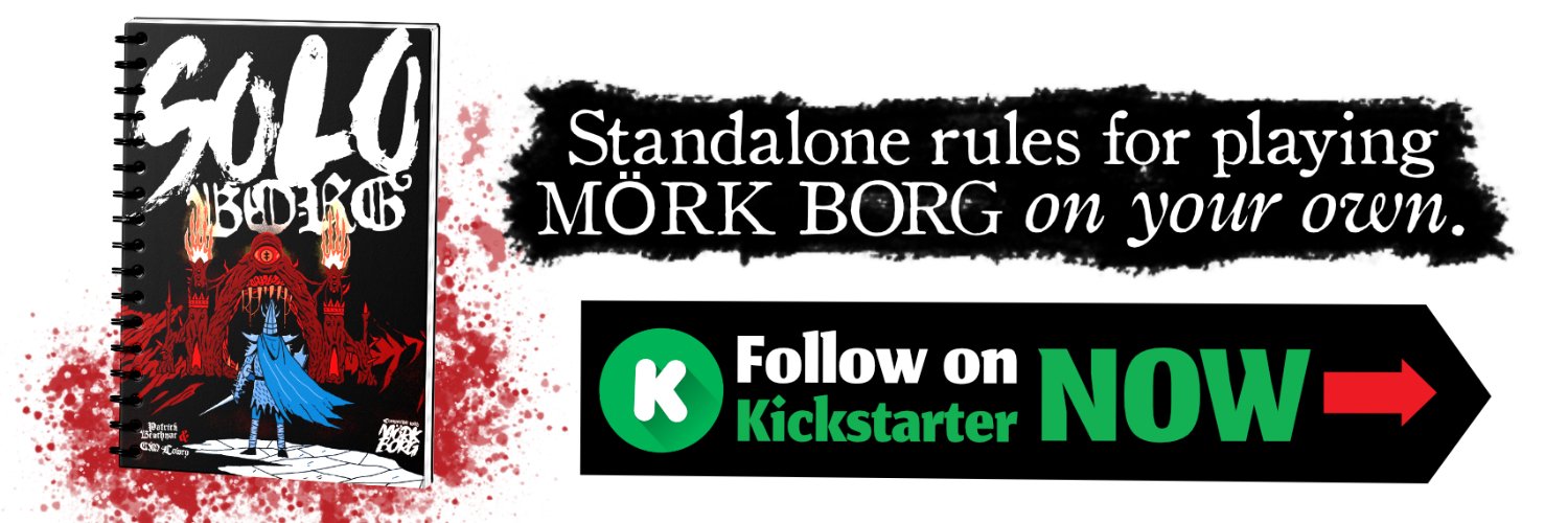 SOLO BORG live on Kickstarter! banner