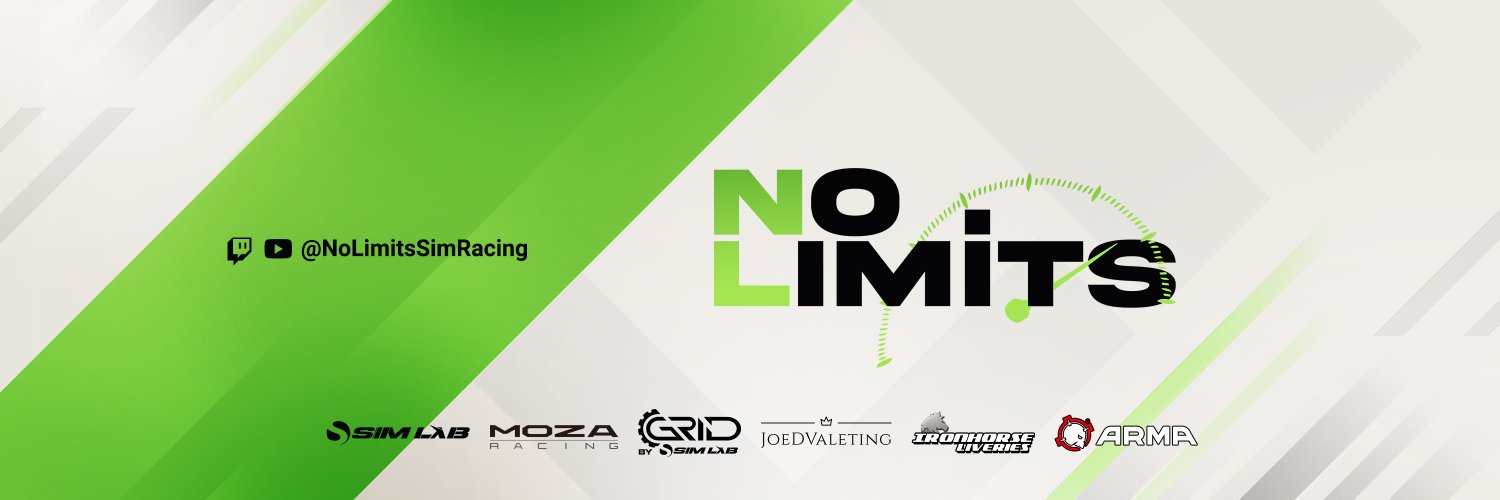 No Limits SimRacing banner