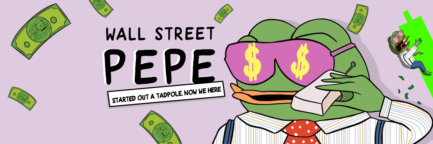 Wall Street Pepe's banner