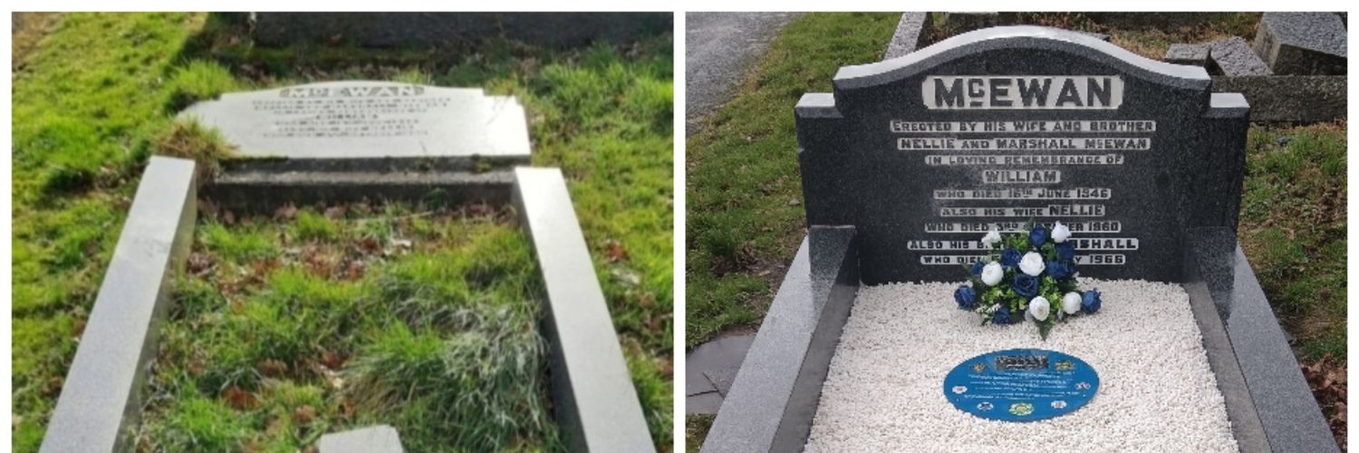 Linfield Graves Project banner