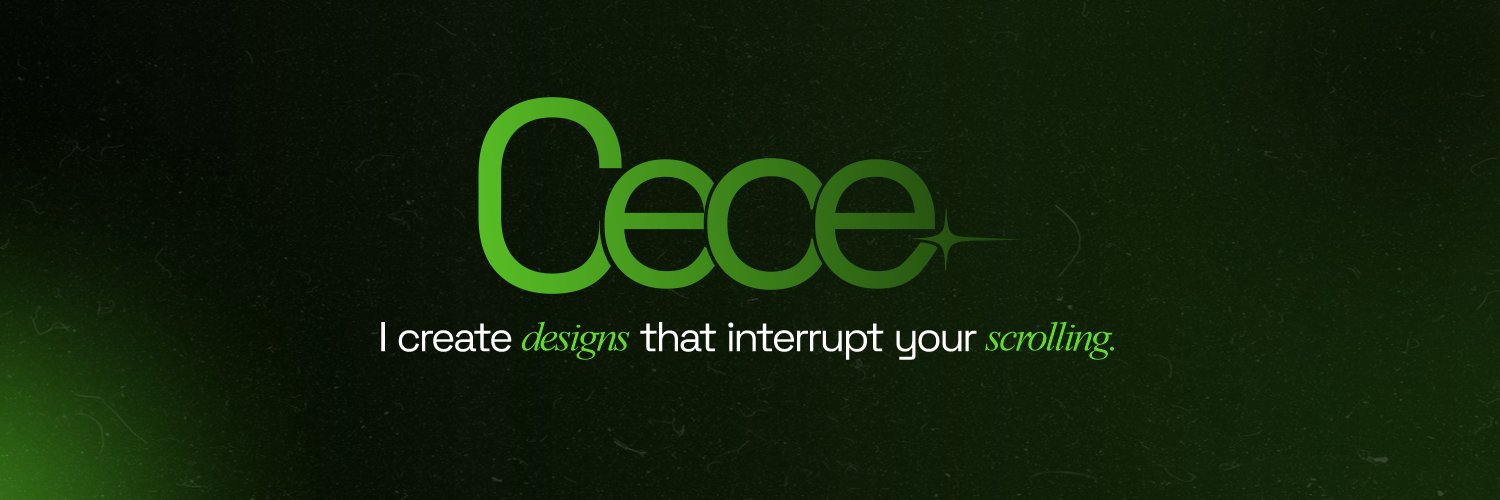 Cece || GRAPHIC DESIGNER✨ banner