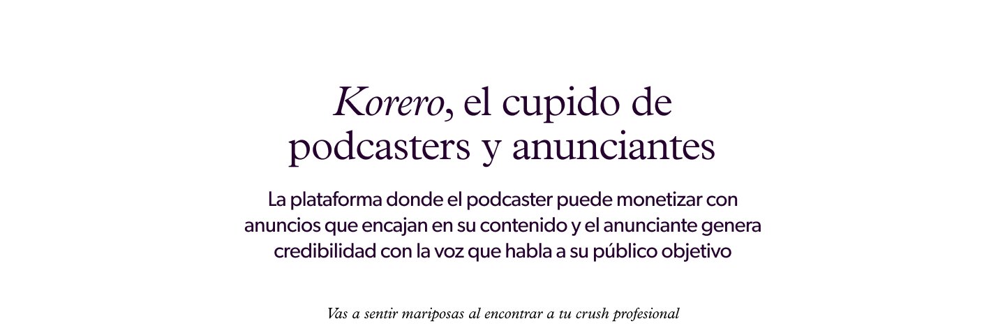 Korero banner
