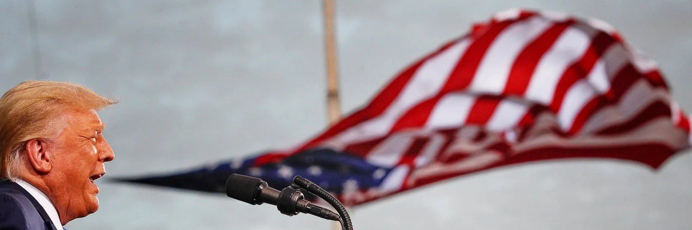 Christ is King. America first. banner