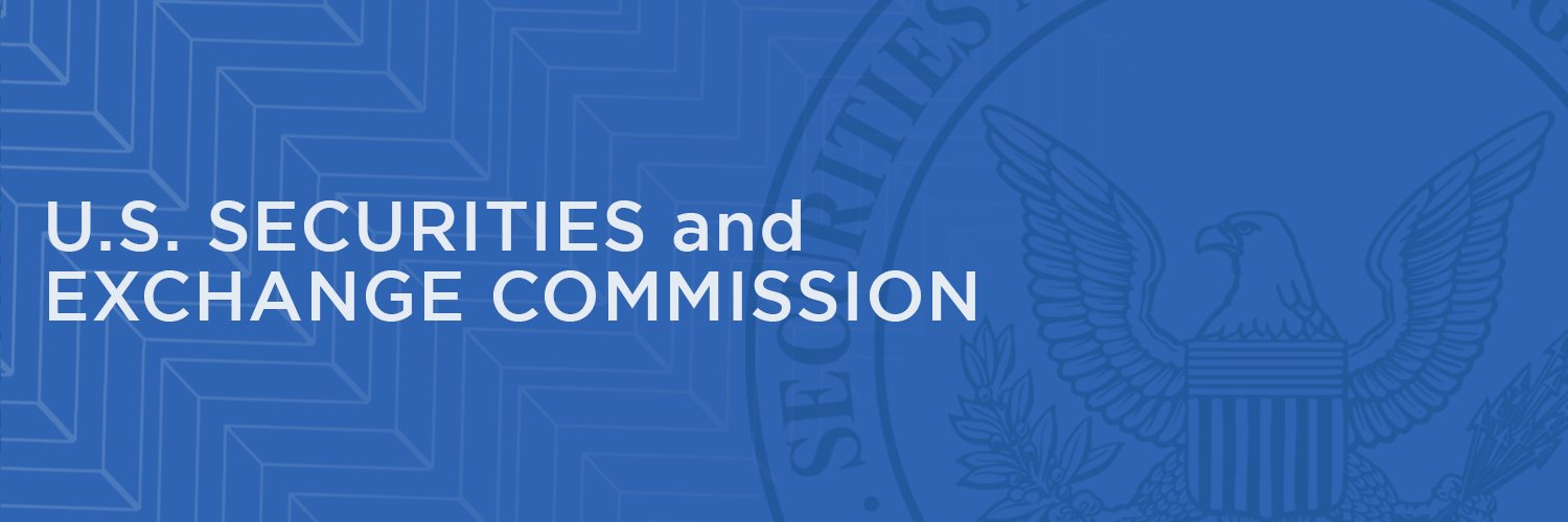 U.S. Securities and Exchange Commission's banner