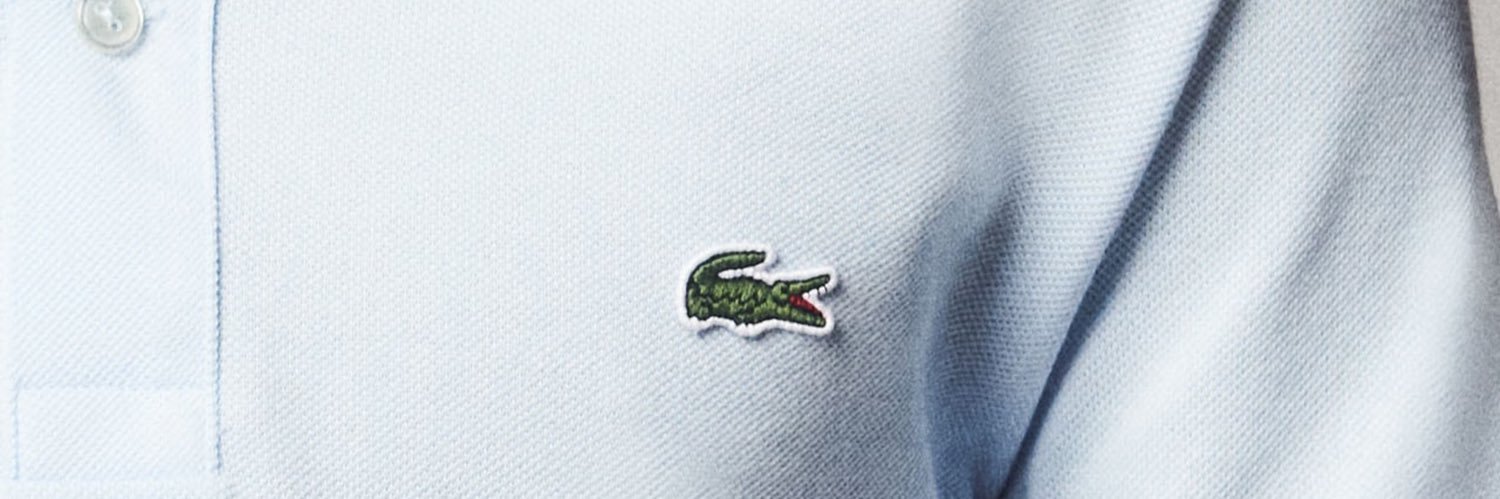 Lacoste's banner