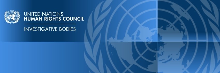 UN Human Rights Council Investigative Bodies's banner