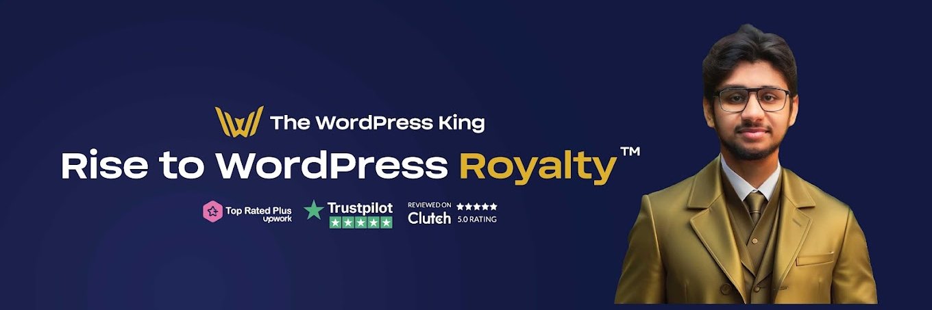 The WordPress King™ banner