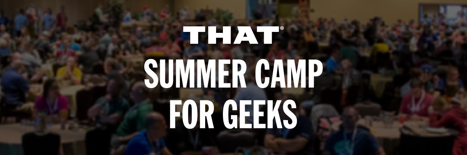 THAT Conference banner