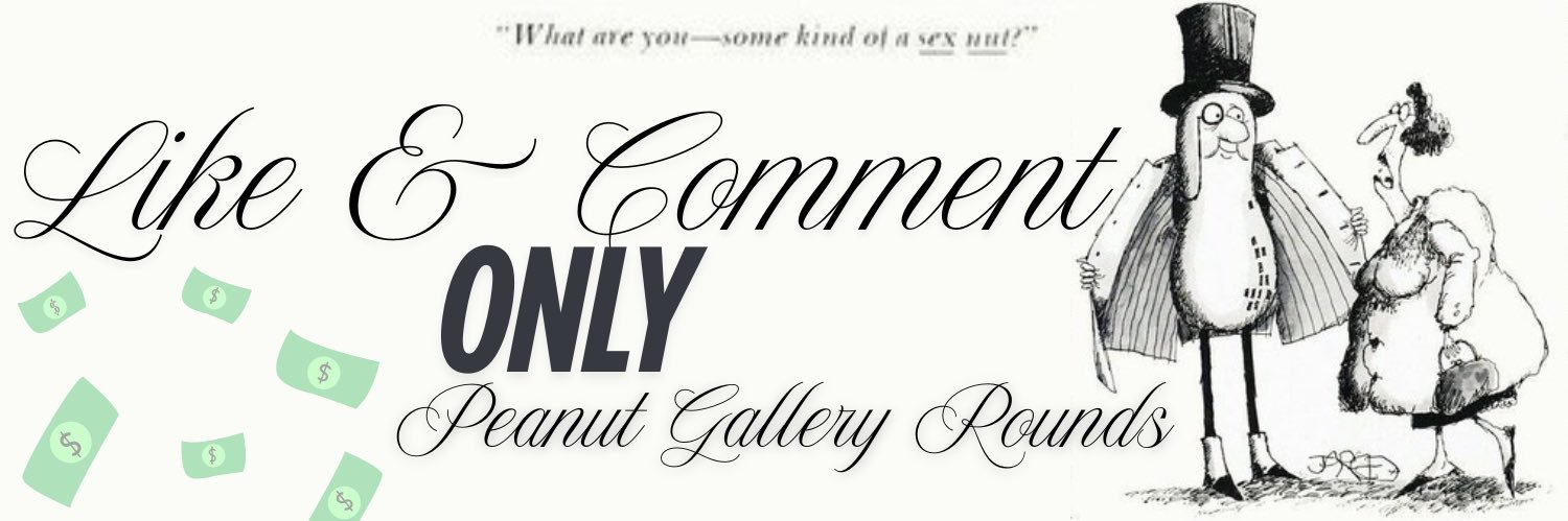 🥜 peanut gallery ⭕️ banner