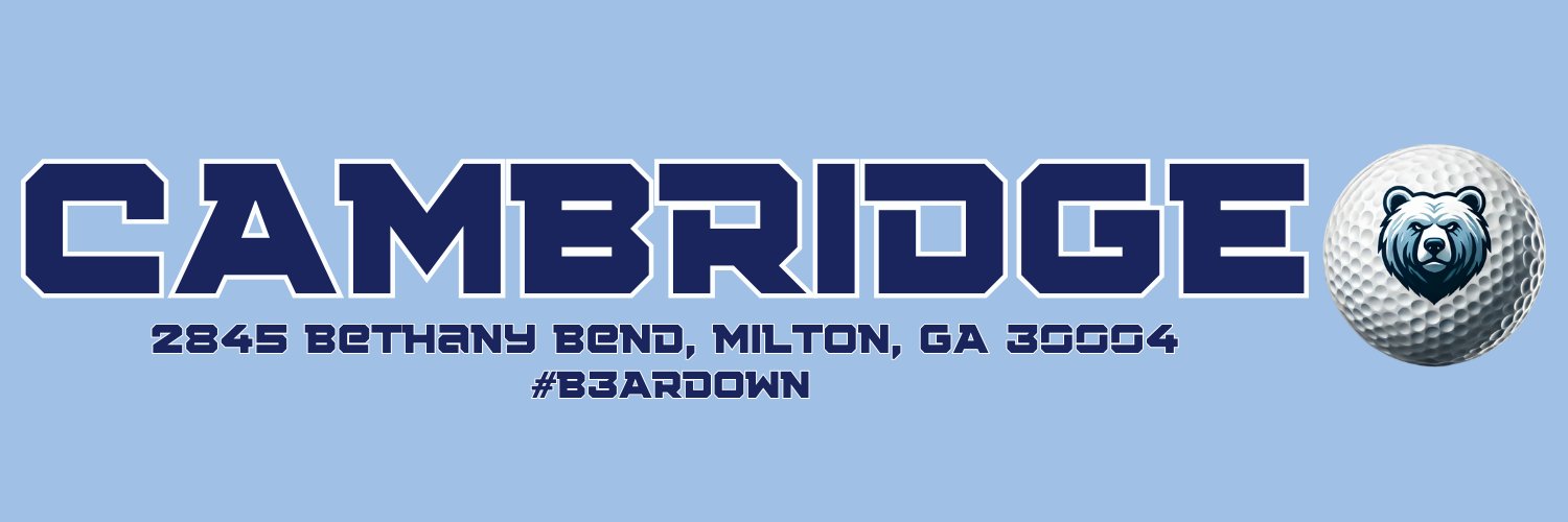 Cambridge Bears Golf ⛳️ banner