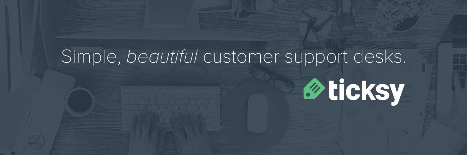 Ticksy banner