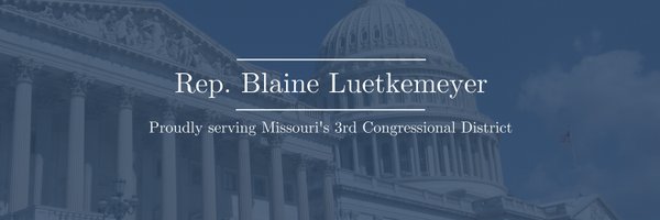 Blaine Luetkemeyer Profile Banner