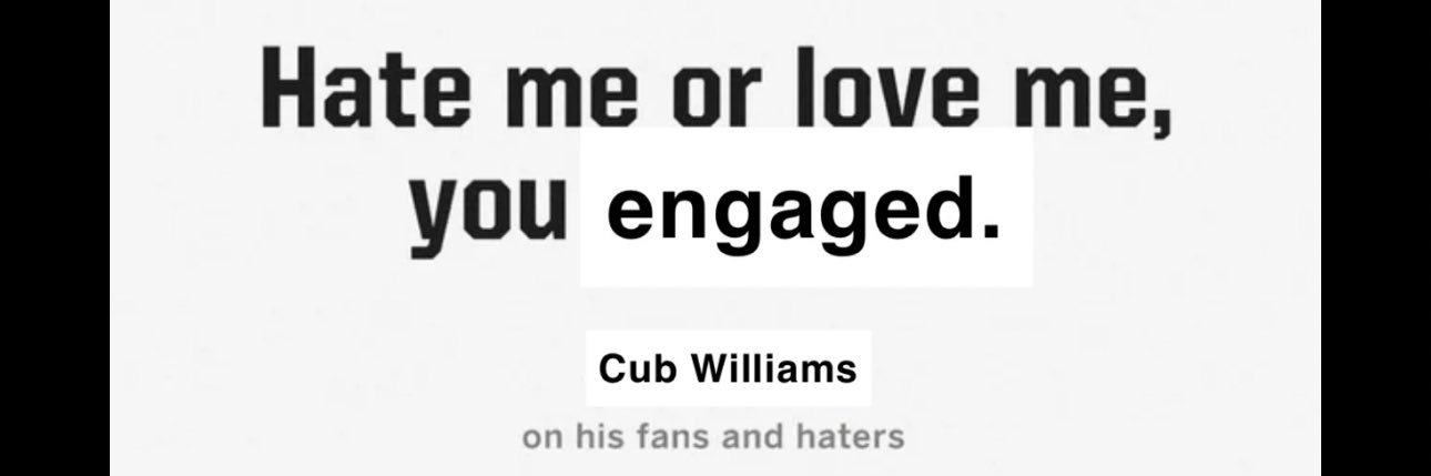Cub Williams's banner