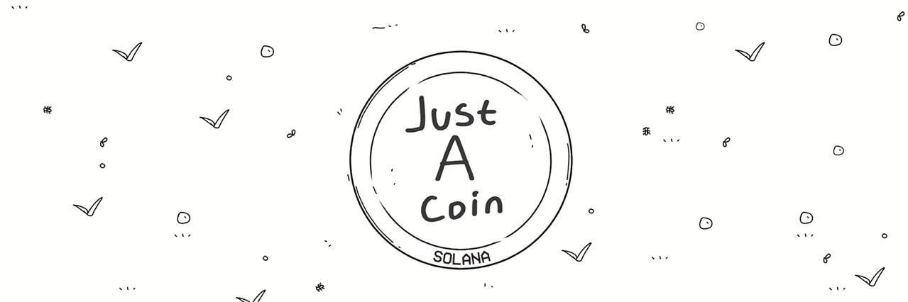 just a coin banner