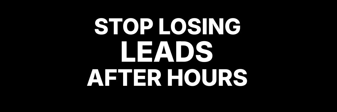 Jonathan Mahomes | Stop Losing Leads After Hours banner
