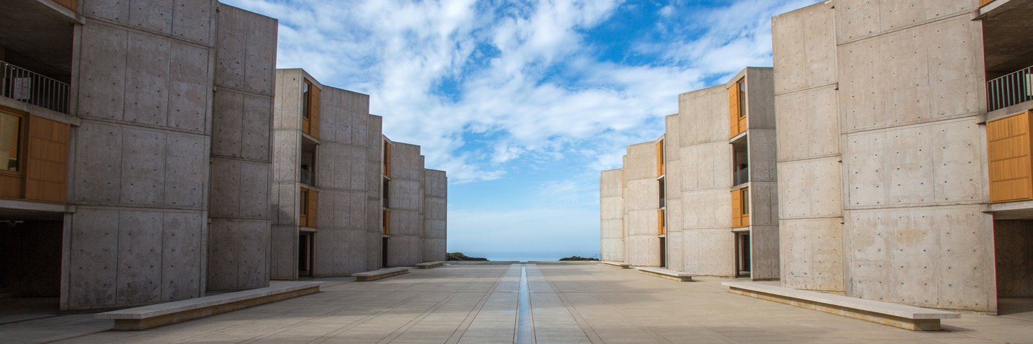 Salk Institute's banner