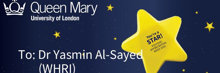 Dr Yasmin Al-Sayed banner