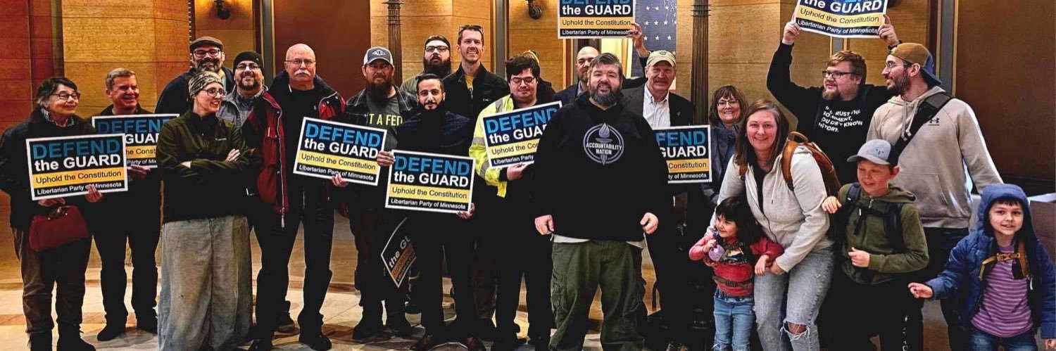 Libertarian Party of Minnesota's banner