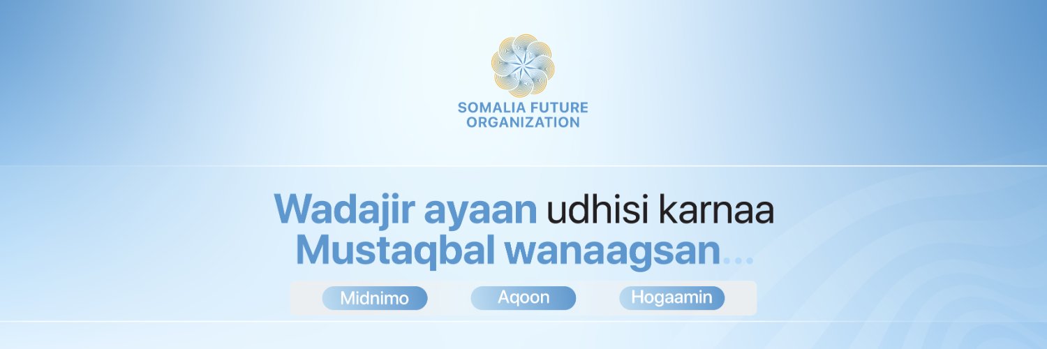 Somalia Future Organization banner
