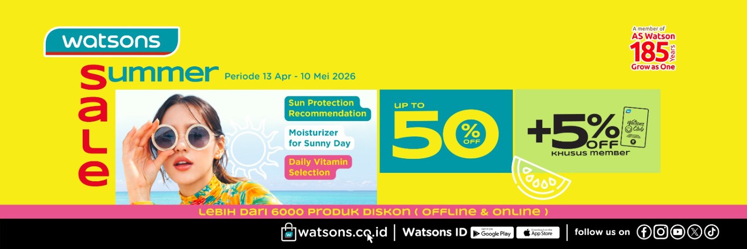 Watsons Indonesia banner