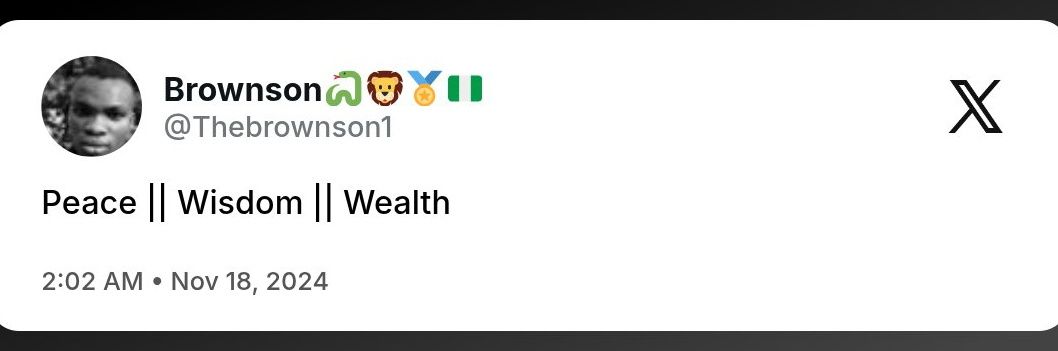 Brownson🐍🦁🏅🇳🇬 banner