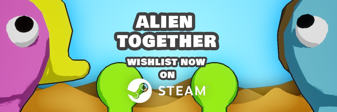 Alien Together | Wishlist On Steam banner