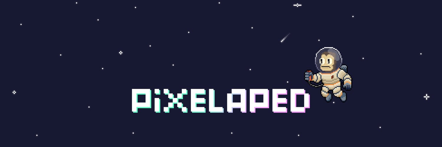 Pixelaped banner