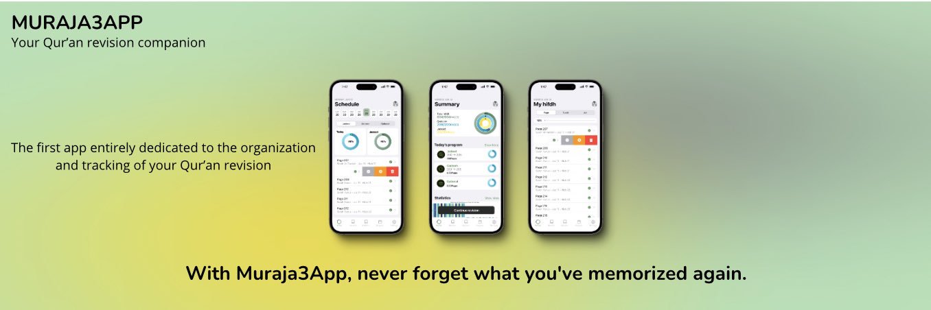 Muraja3App | Your Quran revision companion banner