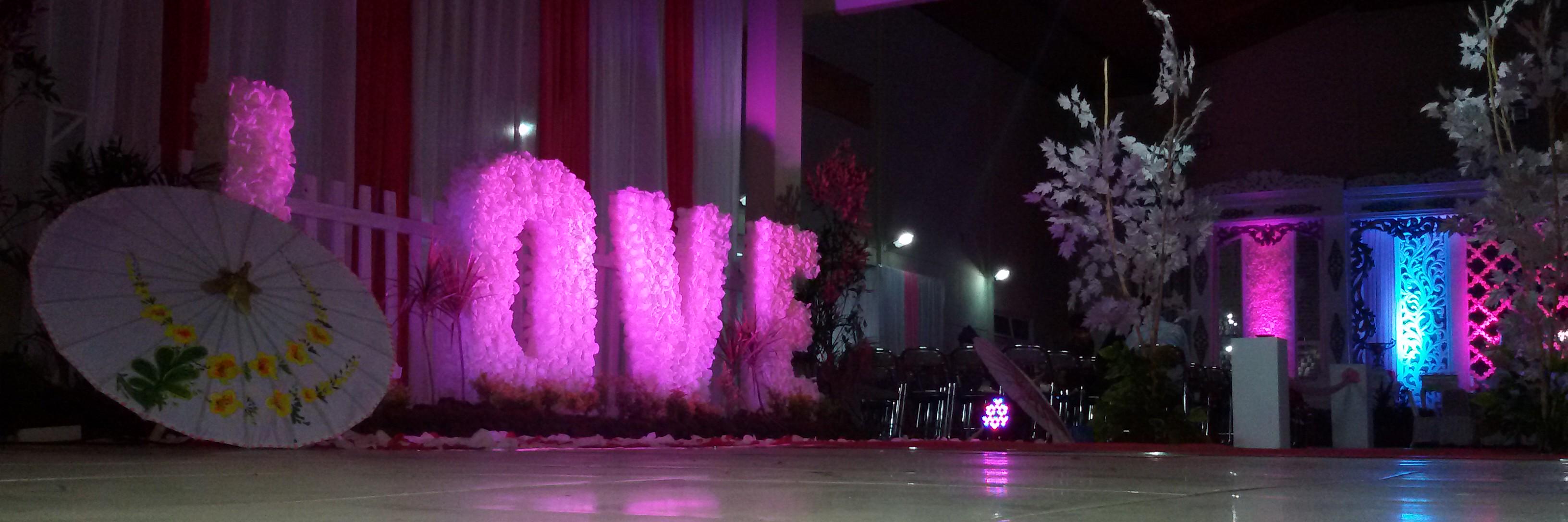 Wedding decoration banner