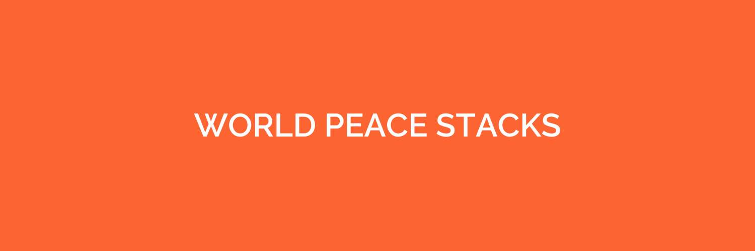 World Peace Stacks's banner