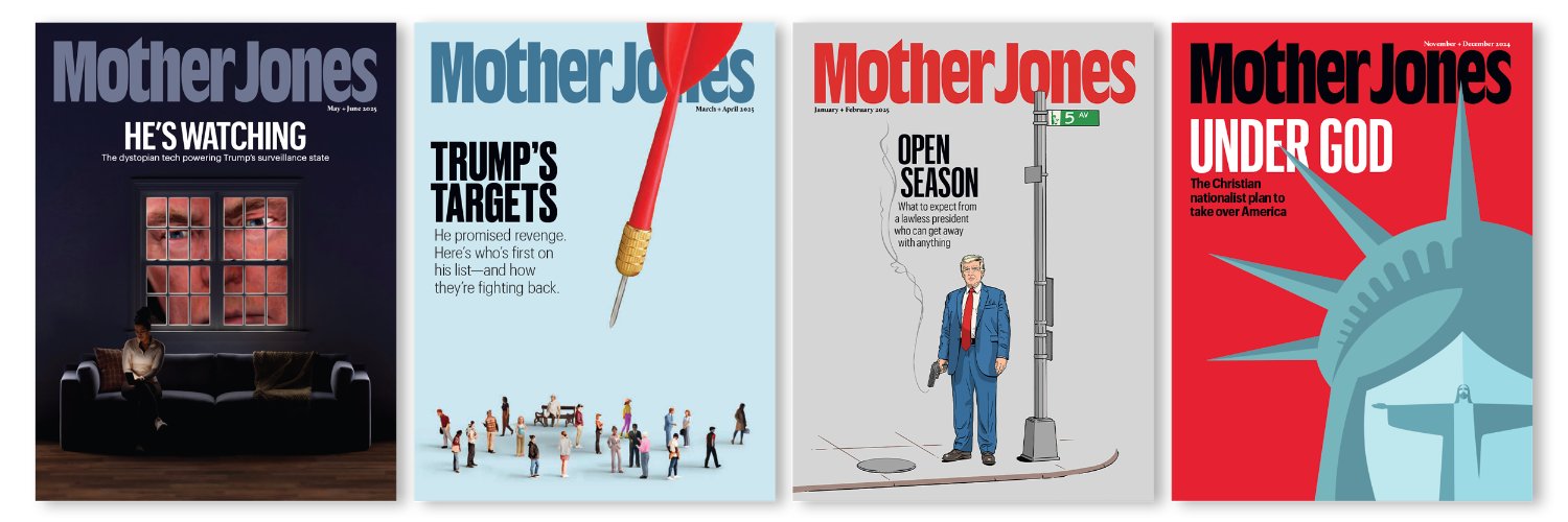 Mother Jones's banner